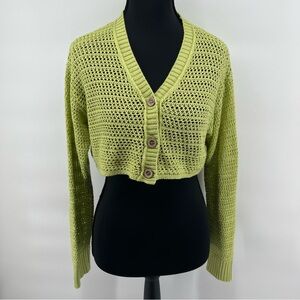 Love Tree Lime‎ Cardigan Sweater